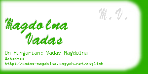 magdolna vadas business card